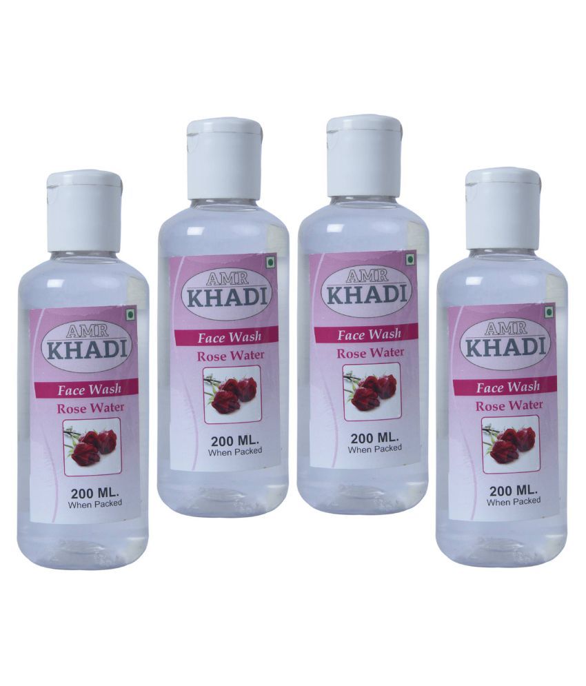 rose water face wash khadi