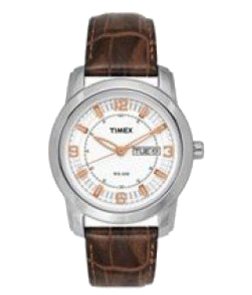     			Timex Classics White Dial Color Men Watches-TWEG15305