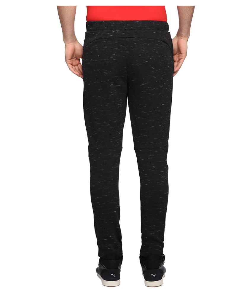 puma essential skinny joggers in black