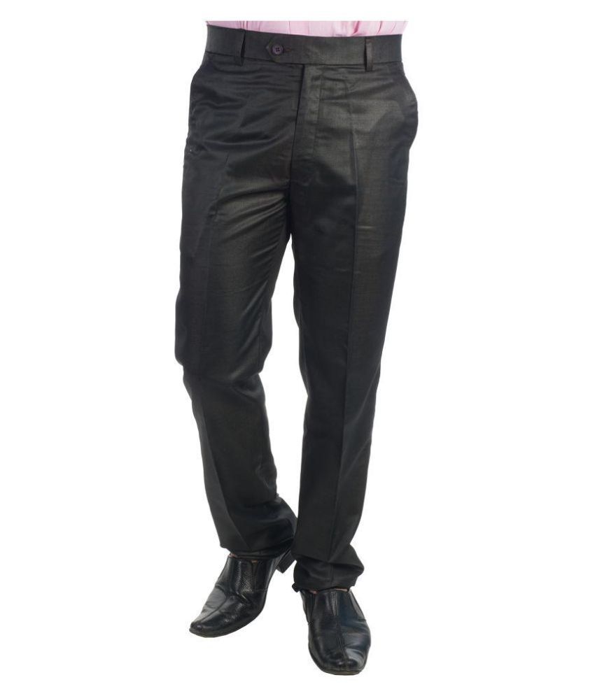 black pleated trousers mens