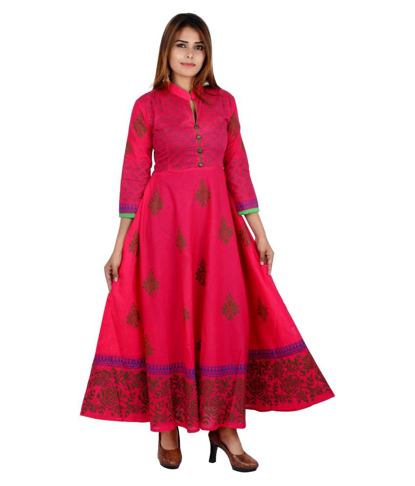 anarkali cotton kurtis