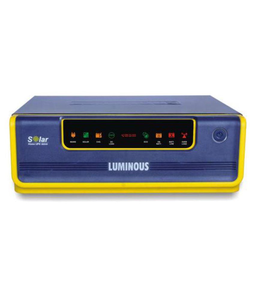 Luminous 850VA Solar Inverter with Battery and Solar Panel Price in India Buy Luminous 850VA