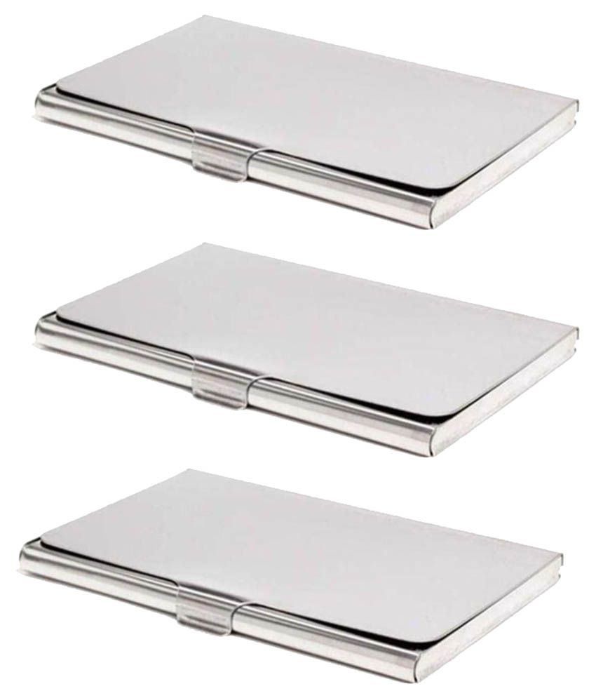 Soi Wallets Flap Silver Card Holder Buy Online at Low Price in India