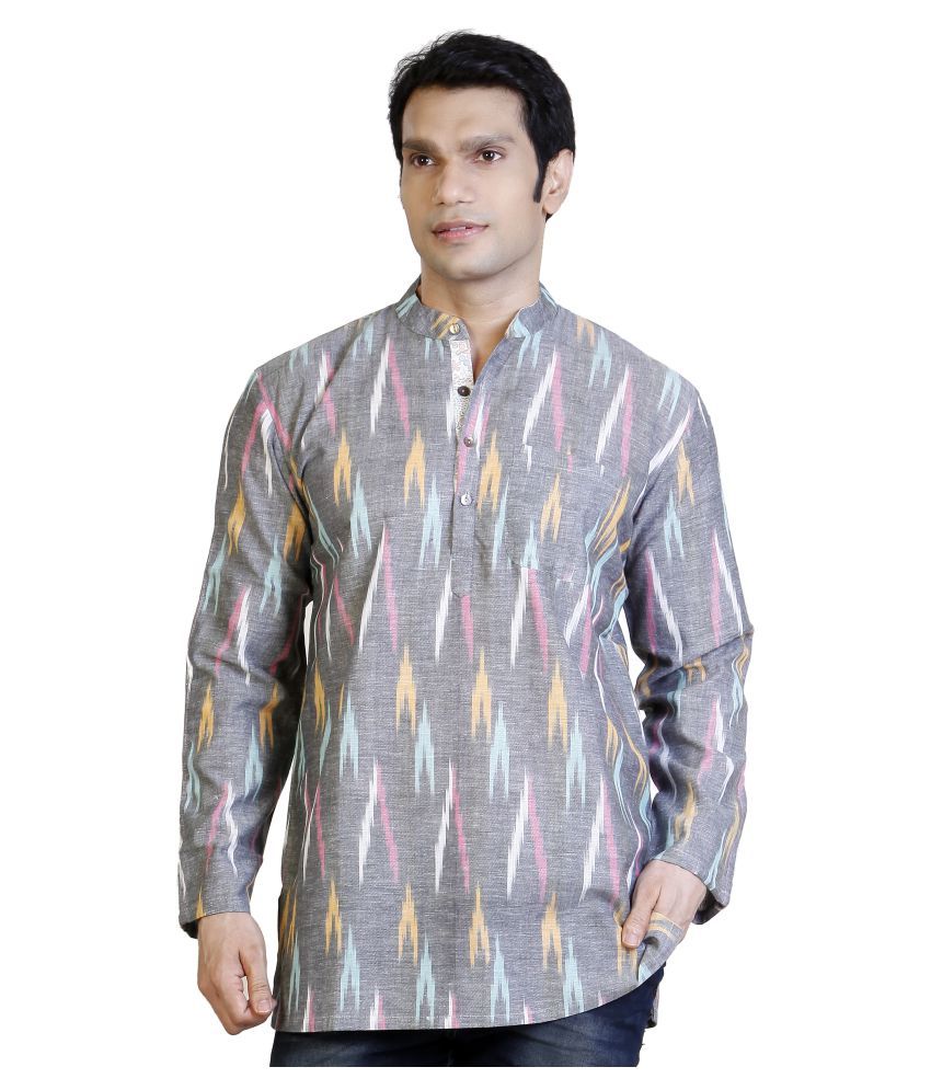 kurta grey colour