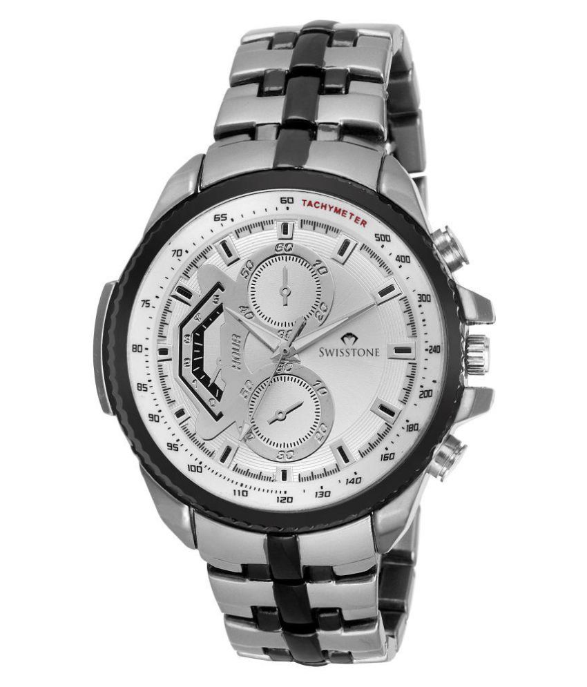 Swisstone sw-g1100-blk Metal Analog Men's Watch - Buy Swisstone sw ...