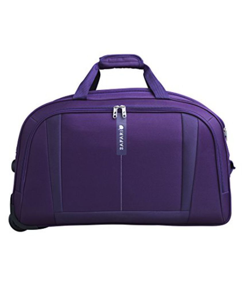 Buy Safari Revv Polyester 55 cms Purple Softsided Travel Duffle(Revv 55 ...