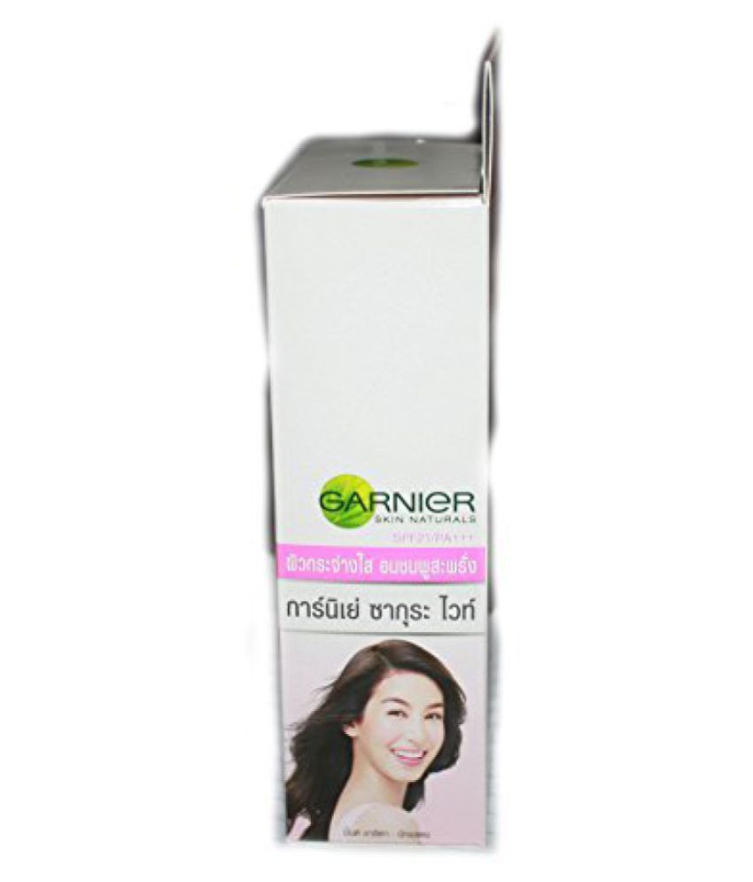 3x Garnier Sakura White Pinkish Radiance Gentle Spf21 Pa