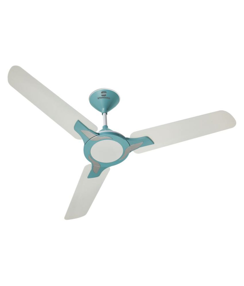 Havells Standard 1200 Leafer Ceilingfan Pearl White Baby Blue