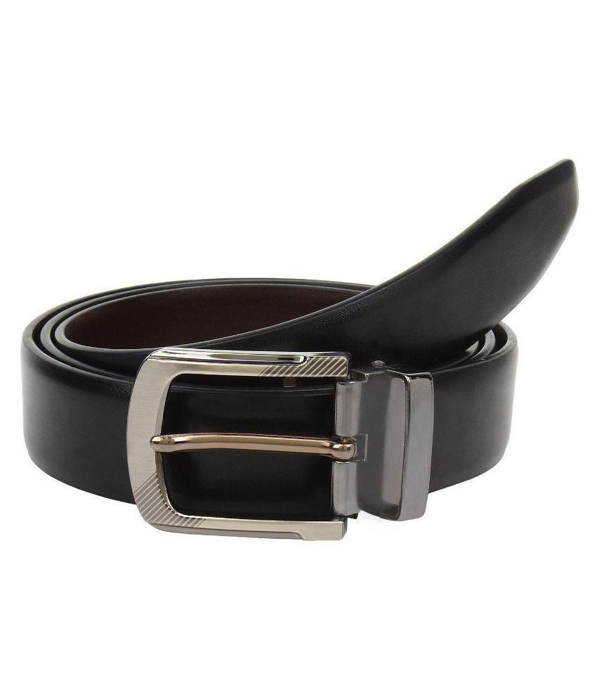     			Amicraft Black PU Formal Belts