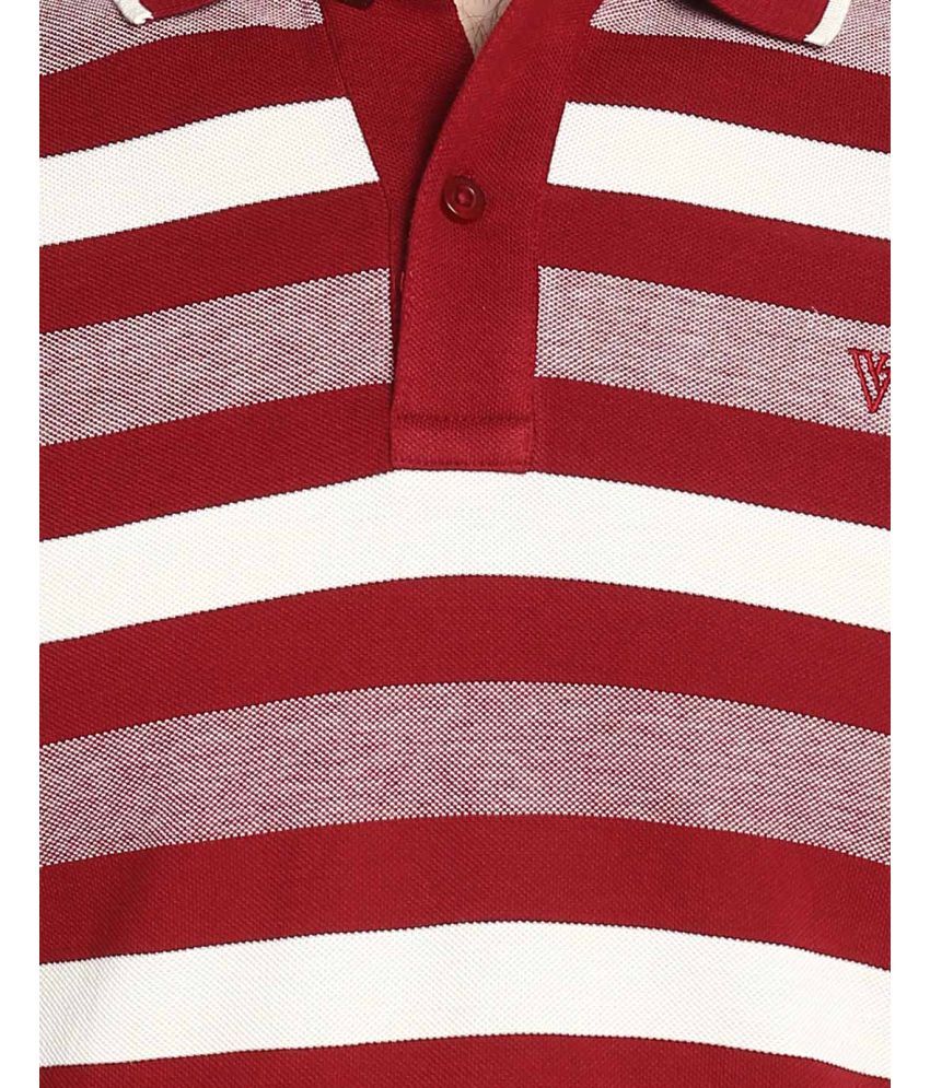 van heusen red tshirt