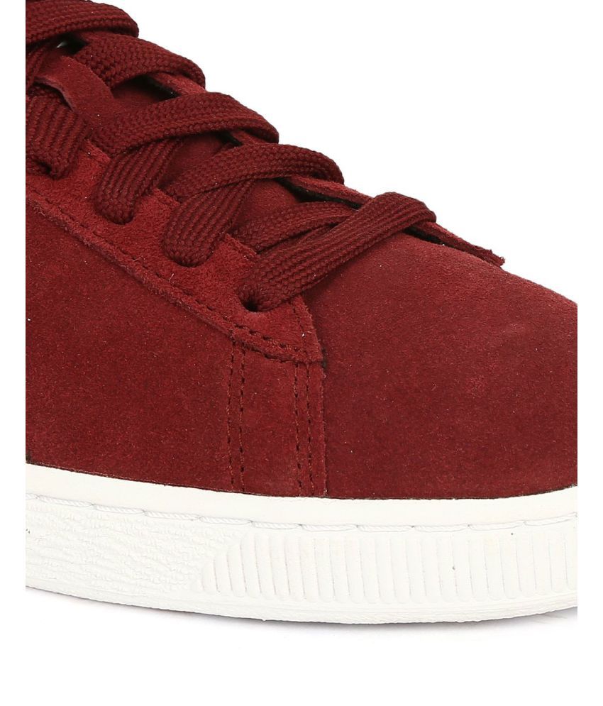 puma suede classic maroon