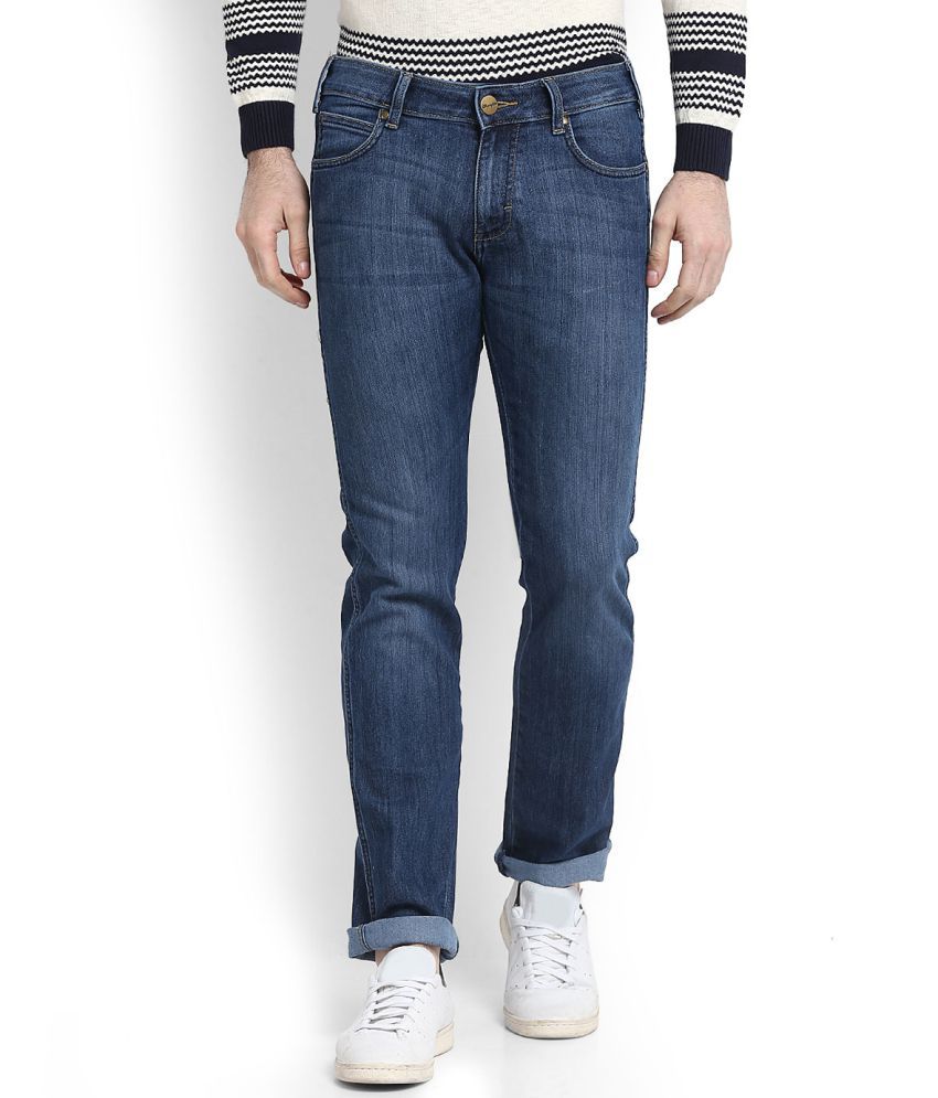 Wrangler Blue Slim Fit Jeans - Buy Wrangler Blue Slim Fit Jeans Online ...