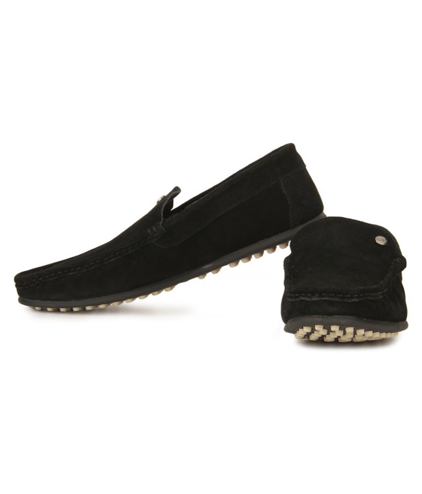 Carlton London Black Loafers - Buy 