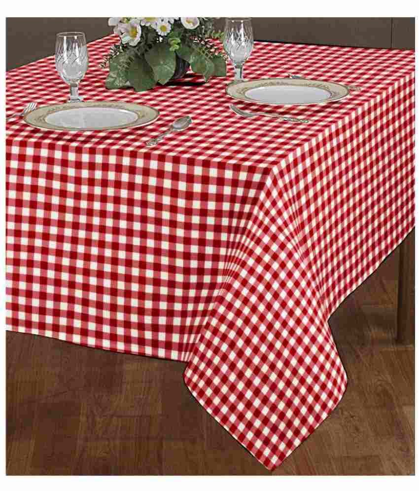     			Airwill 6 Seater Cotton Single Table Covers ( 140 X 180 cm, 55 In X 70 In)