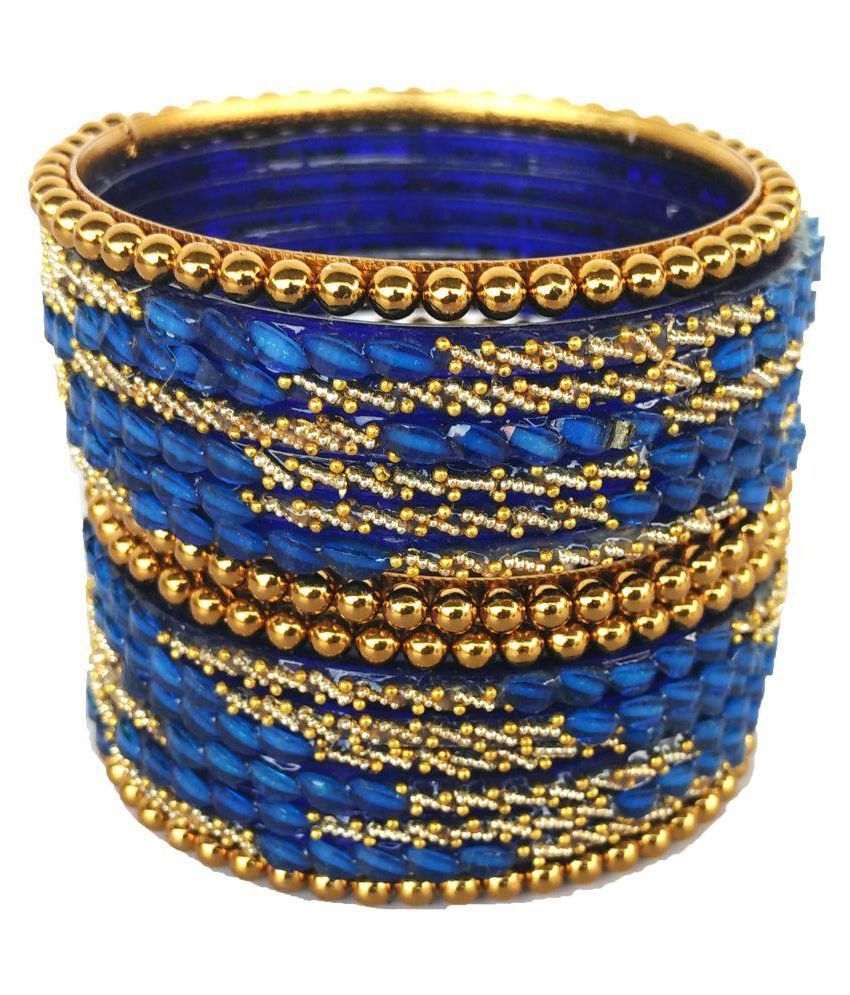 fancy glass bangles online shopping