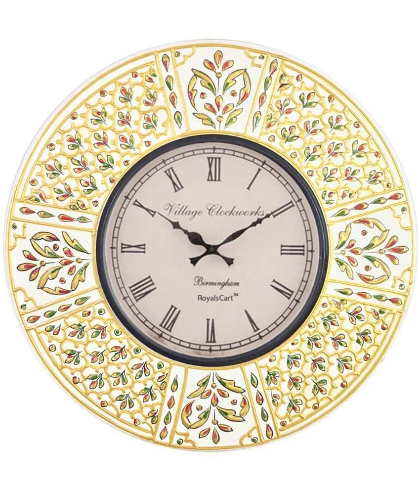 RoyalsCart Circular Analog Wall Clock KTWC346 ( 3 x 30 cm ) Buy