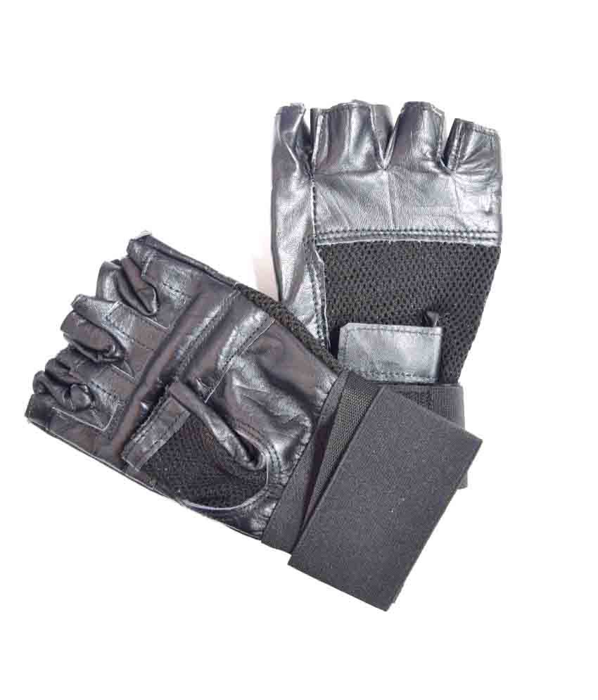     			Skyfitness Black Gym Gloves