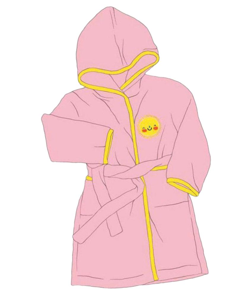 Bombay Dyeing Single Small Bathrobe Pink available at SnapDeal for Rs.1342