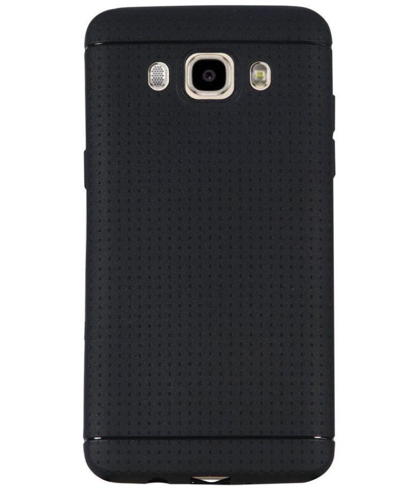 Samsung Galaxy J1 4G Plain Cases Black Plain Back Covers