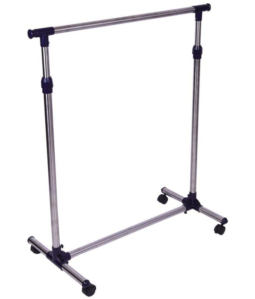 Brecken Paul Stainless Steel Self Standing Cloth Stand Silver Buy