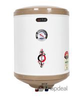 ACTIVA 25 LTR STORAGE 2 KVA 5 STAR RATED GESYER WITH TEMPERATURE METER, ABS TOP BOTTOM, HD ISI ELEMENT AMAZON (IVORY)