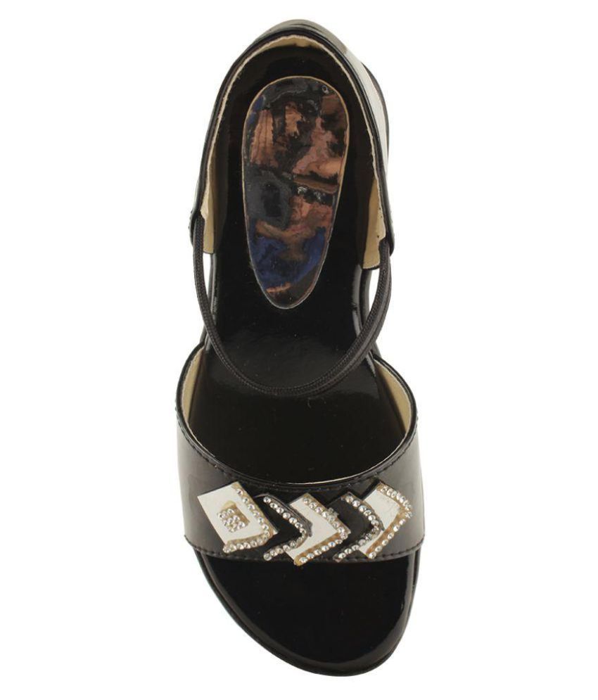 Royal Indian Exposures Black Sandals Price in India Buy Royal Indian Exposures Black Sandals