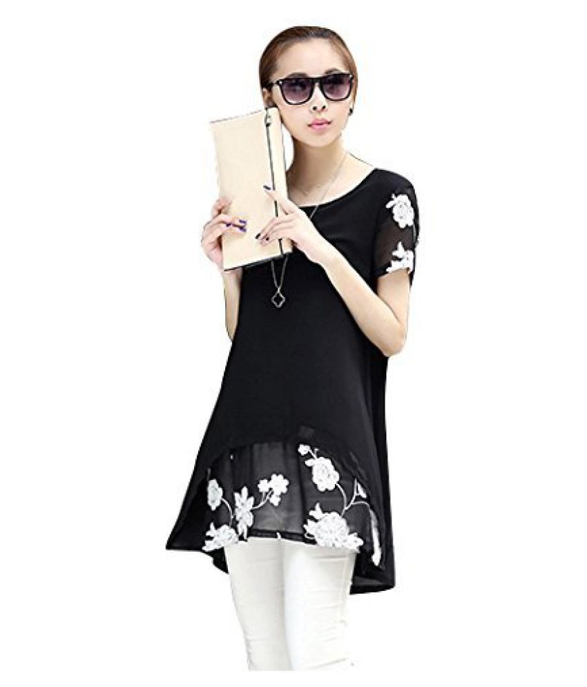 printed satin frocks