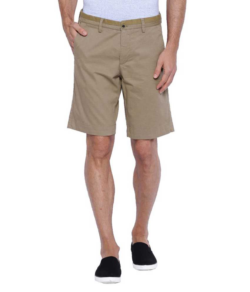 Showoff Khaki Shorts - Buy Showoff Khaki Shorts Online at Low Price in ...