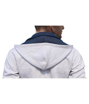 seven rocks men's cotton hooded jacket