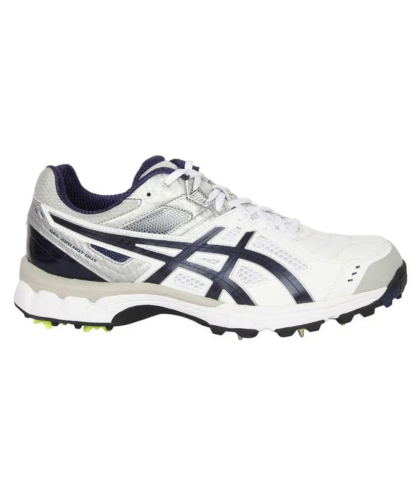Asics Gel 220 Not Out White Cricket Shoes Buy Asics Gel 220 Not