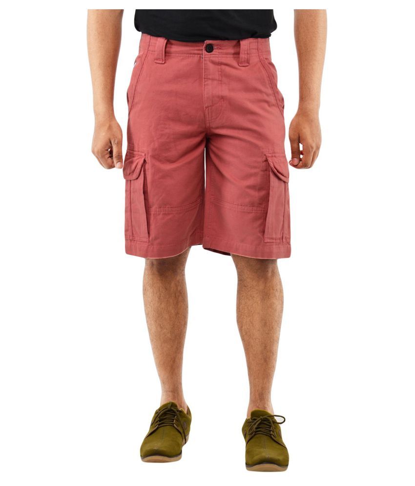 mens cargo shorts black