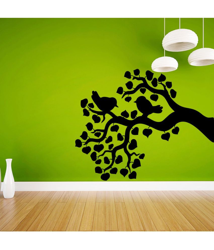     			Decor Villa Nature Vinyl Black Wall Stickers