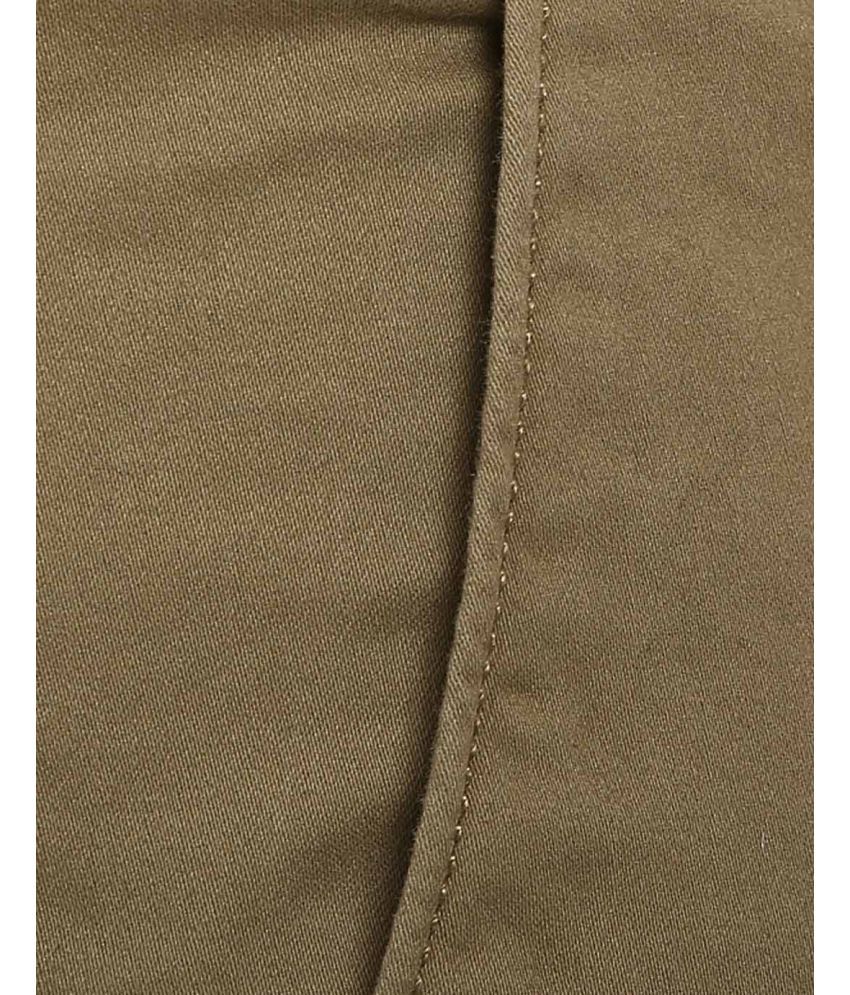 khaki palazzo trousers