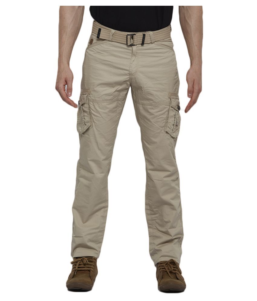 mens cargos beige