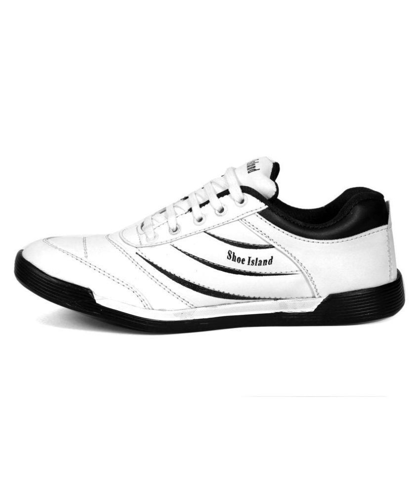 Shoe Island S-18 Running Shoes White: Buy Online at Best Price on Snapdeal