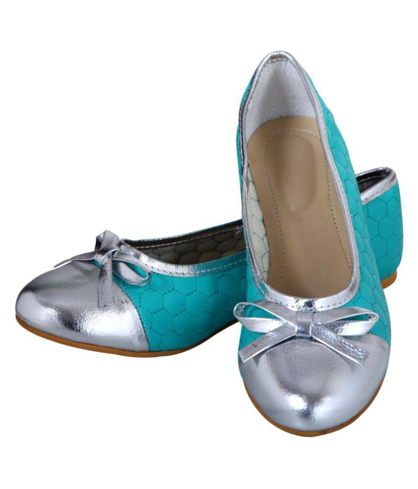 turquoise ballet shoes