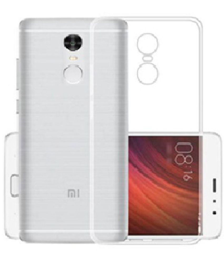     			Xiaomi Redmi Note 4 Plain Cases Kosher Traders - Transparent