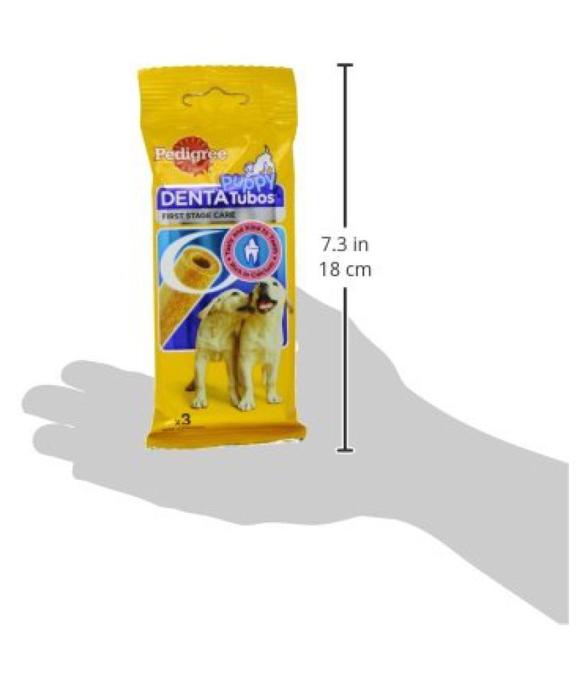 pedigree puppy tubos