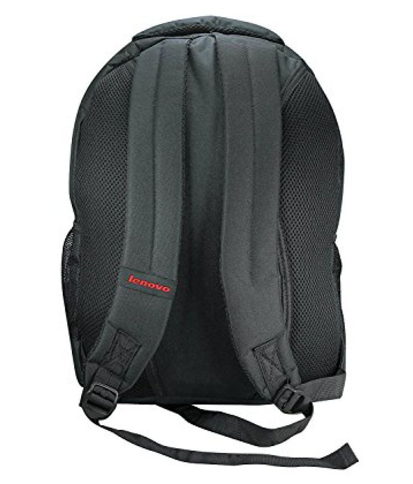 lenovo laptop bag 15.6 inch backpack black red