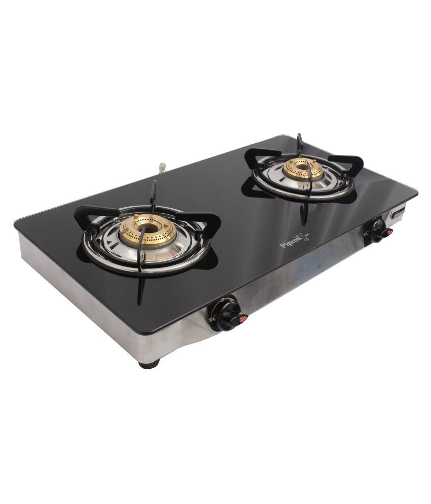 pigeon blackline smart gas stove 2 burner
