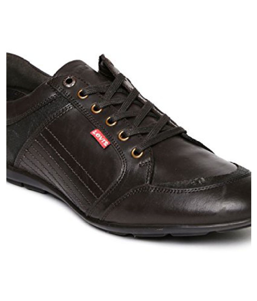 Top 65+ imagen levi’s brown leather shoes