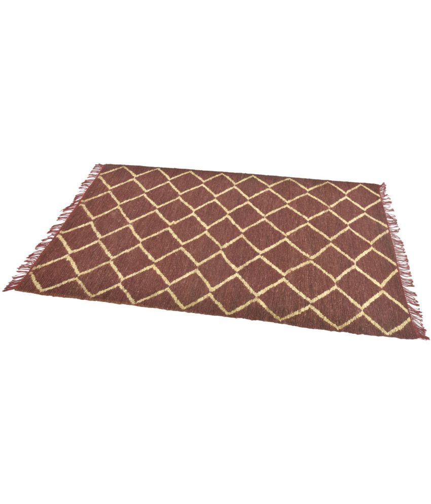 carpet live Rust Rug Jute Geometrical Buy carpet live Rust Rug Jute