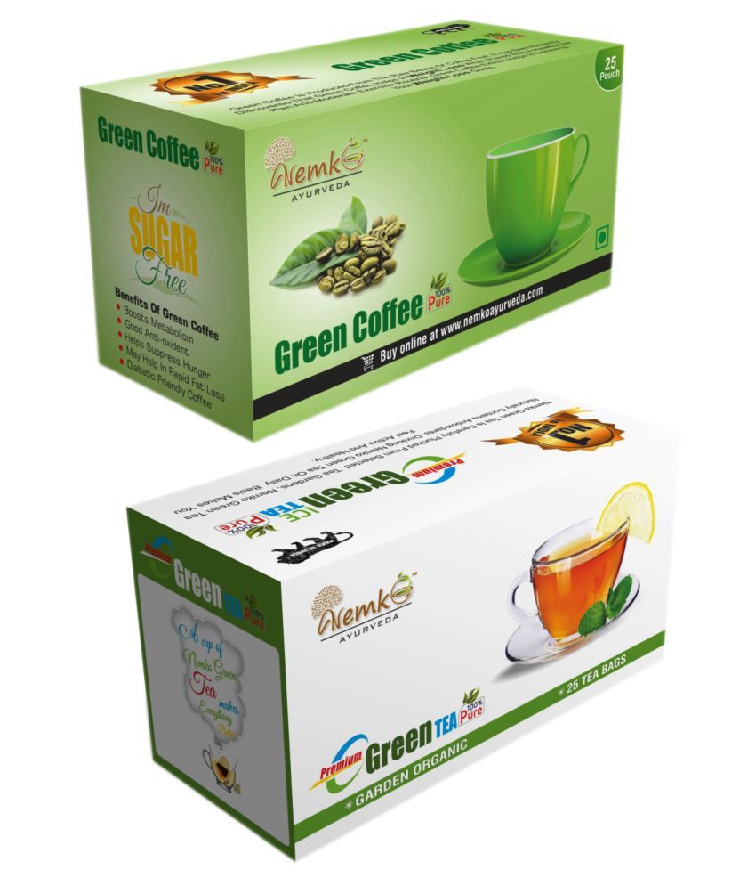 Nemko Ayurveda Darjeeling Tea Bags Green Coffee Premium