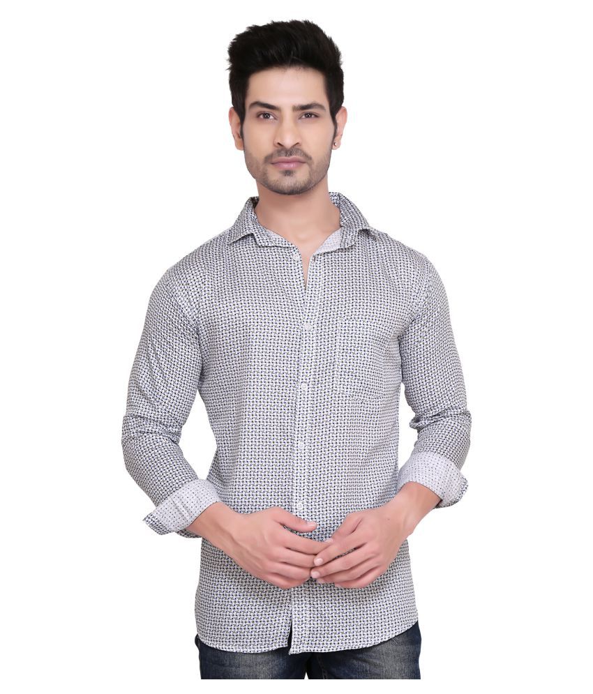 Shree Ganesha Enterprises Grey Casual Regular Fit Shirt - Buy Shree ...