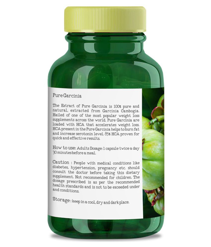 Simply Nutra Garcinia Cambogia 70HCA +GreenTea +Guggul 800mg 60 no.s Fat Burner Capsule Pack of