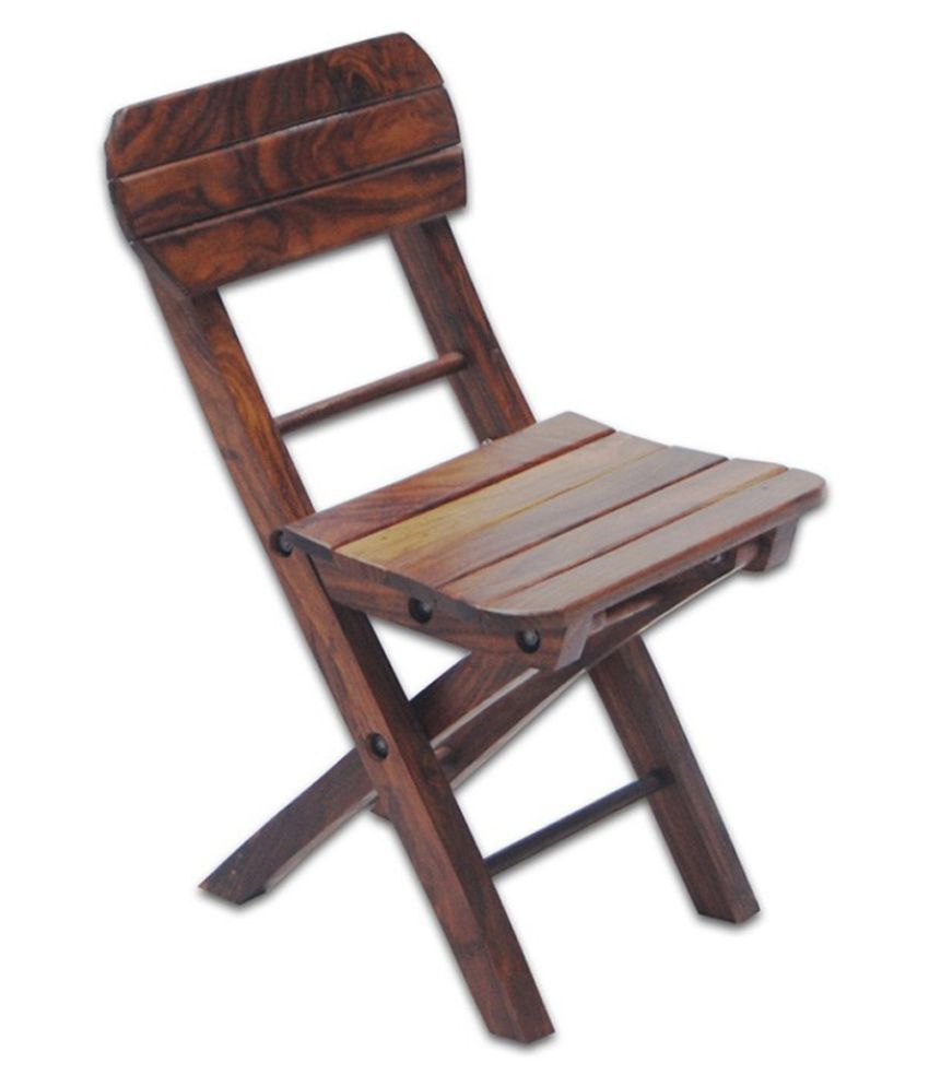 Desi Karigar Mango Wood Fancy Small Foldable Chair - Buy ...
