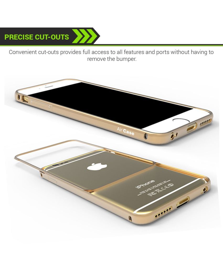 Apple iPhone 6 Bumper Cases AirPlus Golden UltraThin Aluminium Metal
