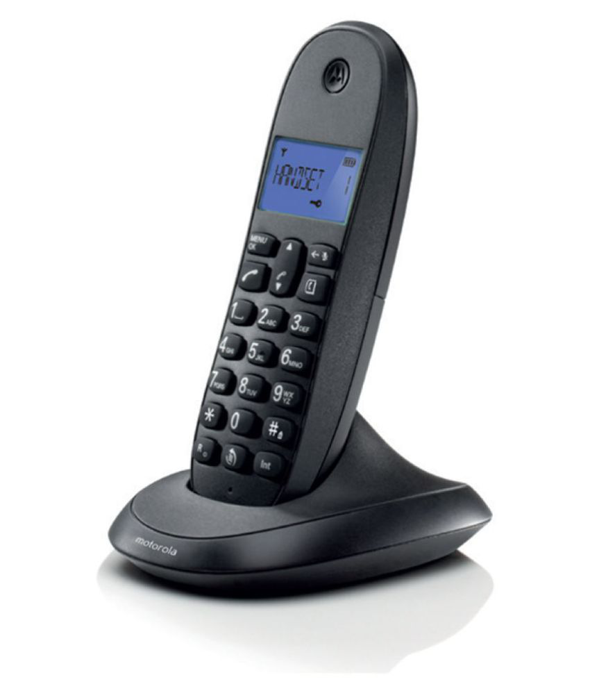    			Motorola C1001LBI Cordless Landline Phone ( Black )