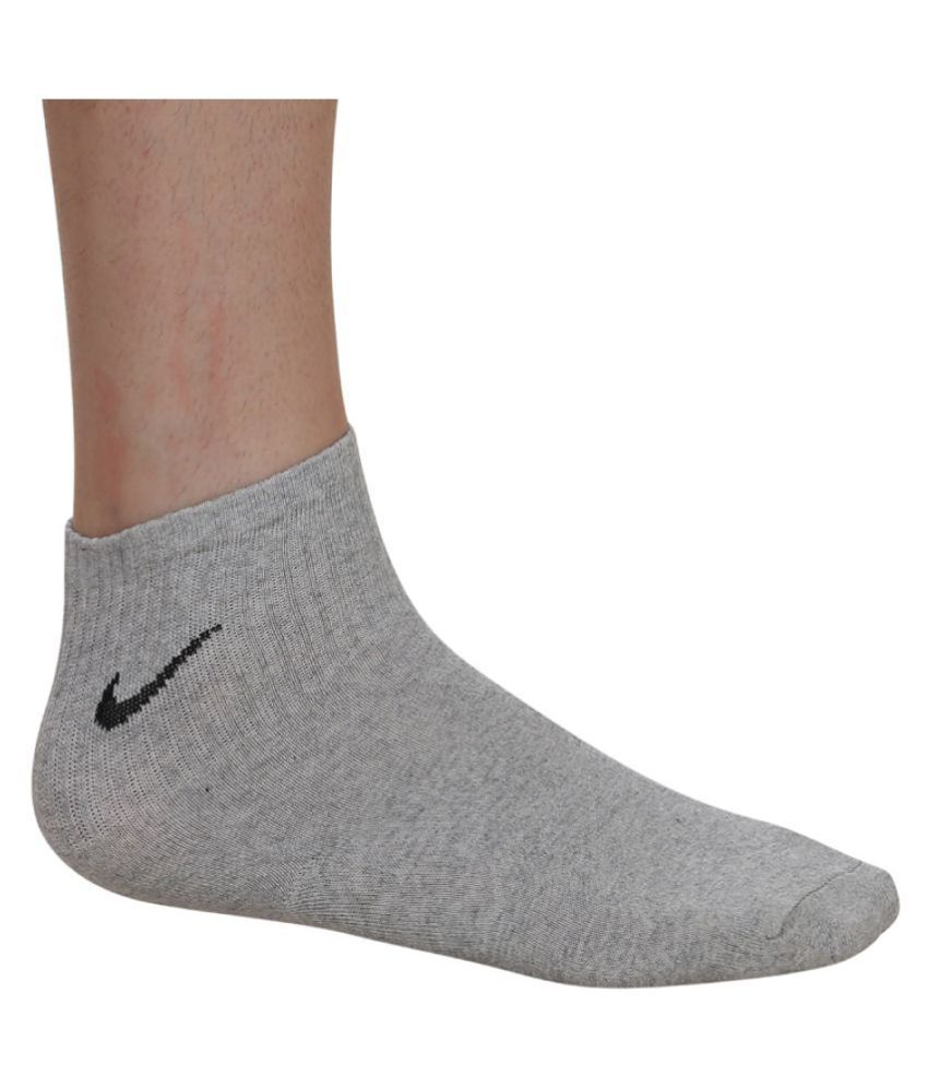 Nike Gray Formal Ankle Length Socks - Buy Nike Gray Formal Ankle Length ...