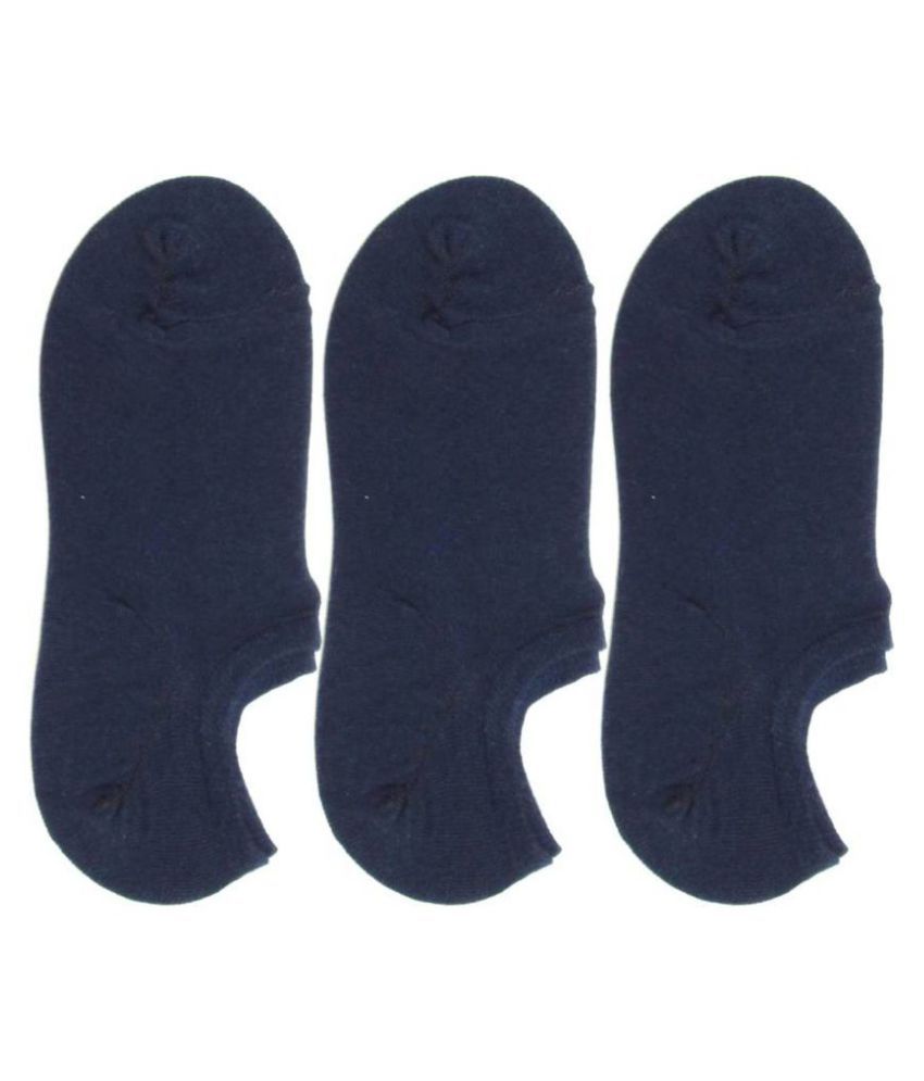     			Tahiro Blue Casual No Show Socks